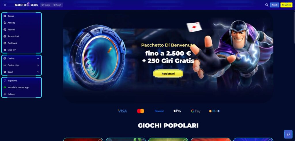 Magnetic Slots casinò online