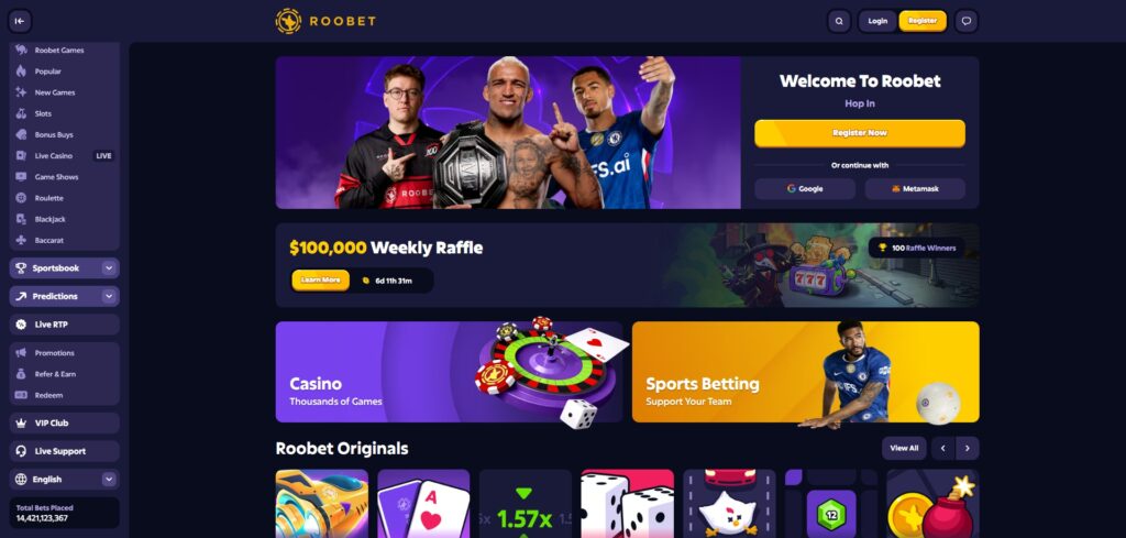 Roobet casinò crypto