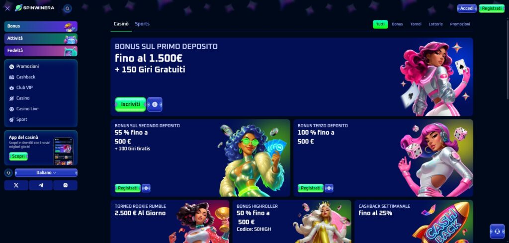 Spinwinera licenza e affidabilità