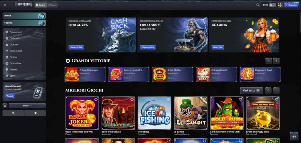 Thor Fortune casinò online